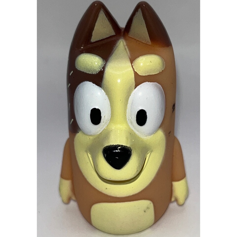 Bluey Chilli Heeler Mini Figure Ludo Studio Brown Tan Dog Toy Collectible 2.5 in